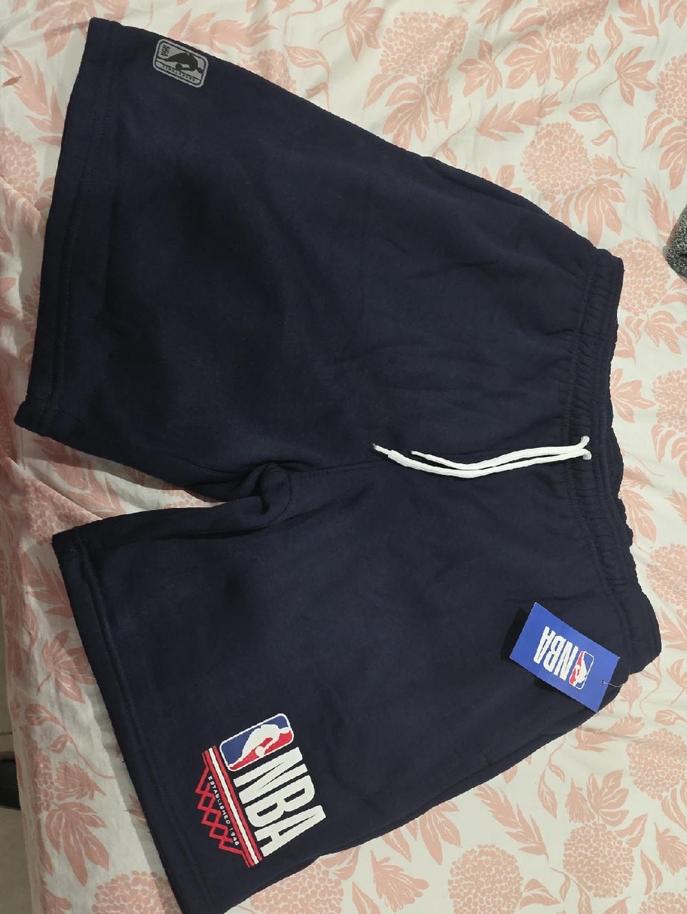 NBA Men's Dark Navy Athletic Shorts with Tag